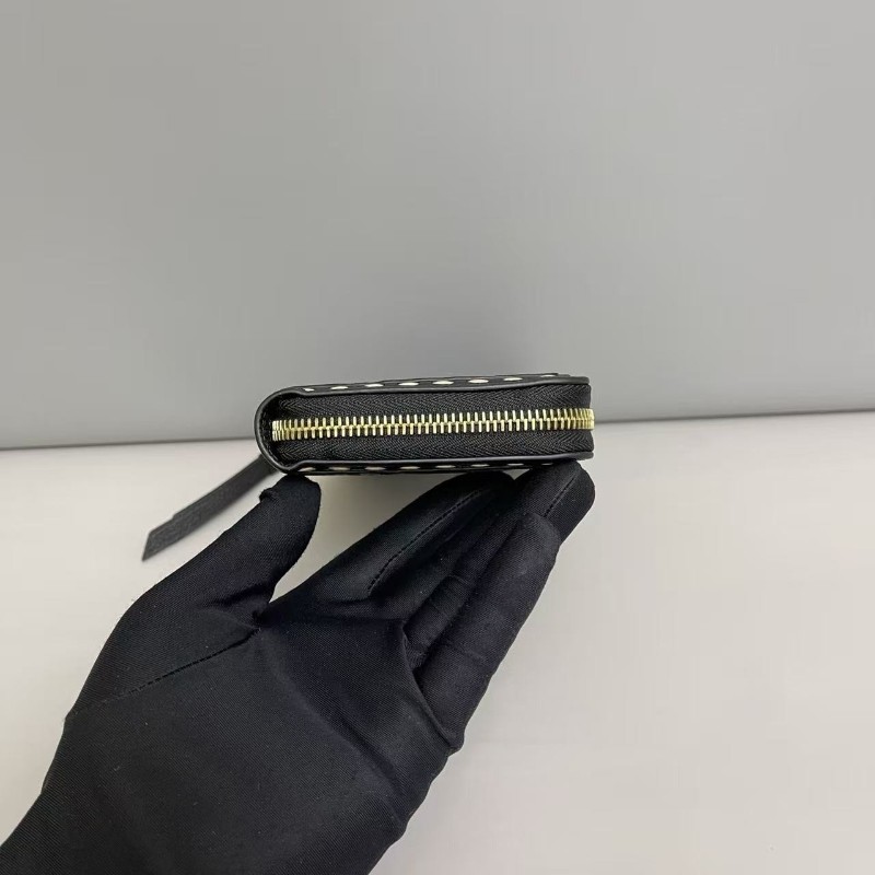 LV路易威登 黑白拼色牛皮壓紋長款錢包 銀包-7