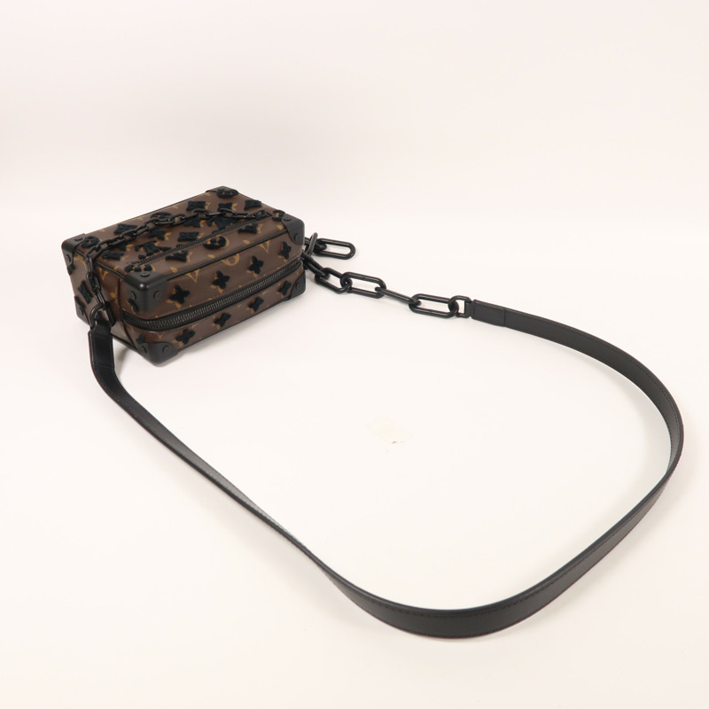 LOUIS VUITTON Monogram/Velvet Soft Trunk肩背袋-7