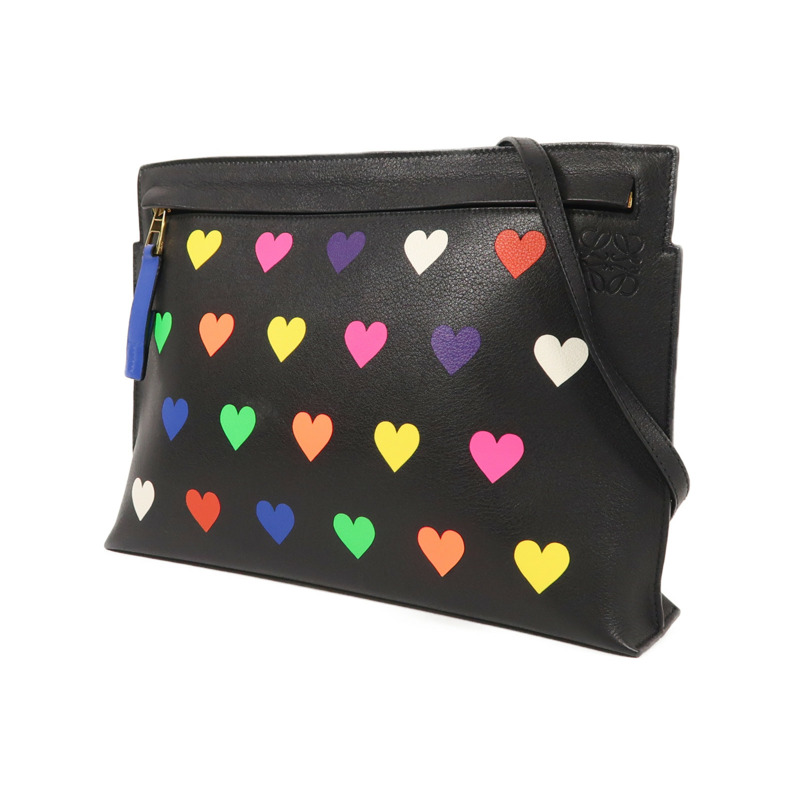 LOEWE 牛皮皮革Shoulder Bag金扣肩背袋-2