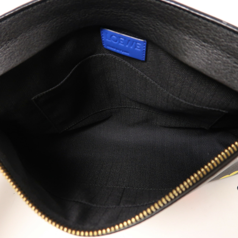 LOEWE 牛皮皮革Shoulder Bag金扣肩背袋-4