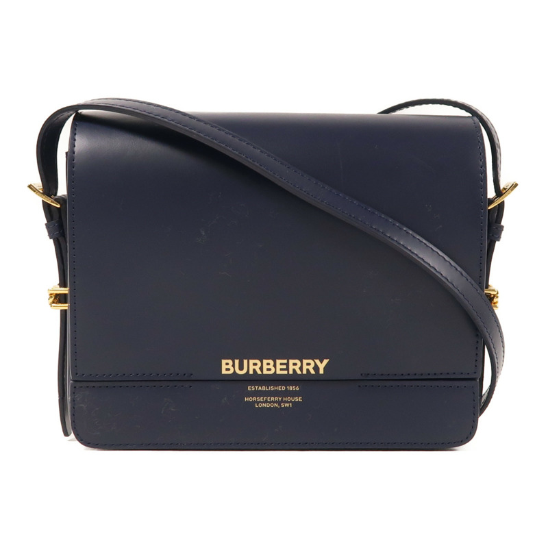 BURBERRY 牛皮皮革Grace Bag金扣肩背袋-0