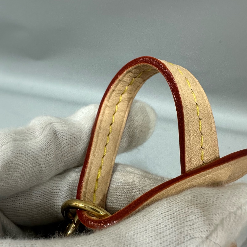 LV M82766 老花金鏈腋下包 麻將包-19