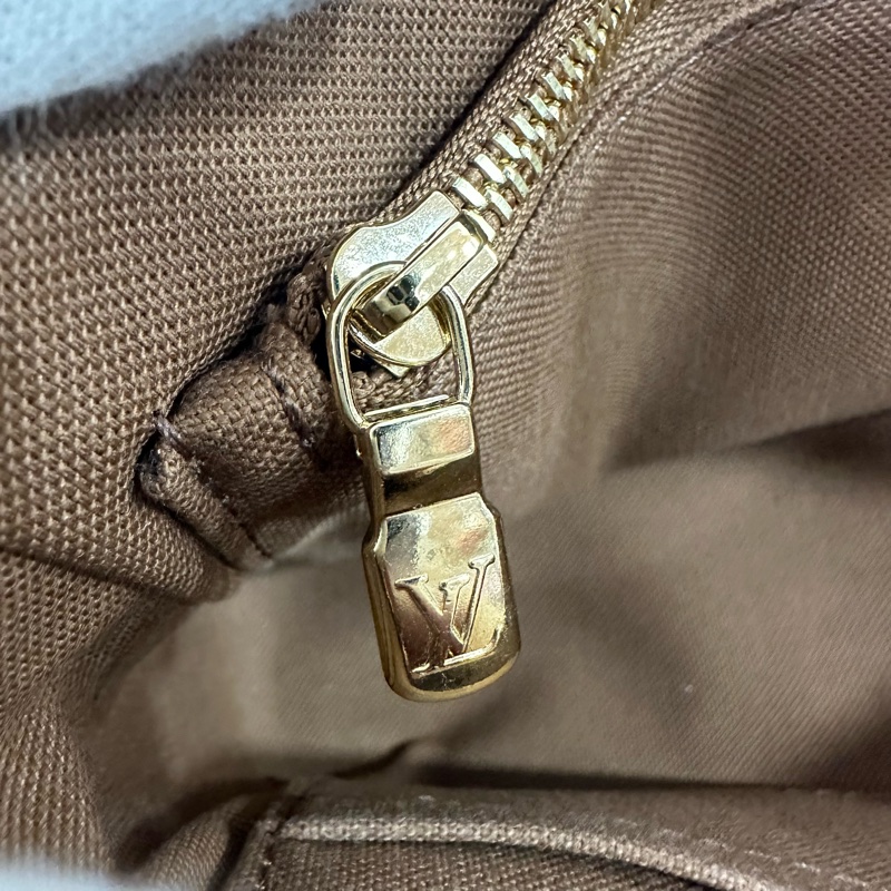 LV M82766 老花金鏈腋下包 麻將包-27