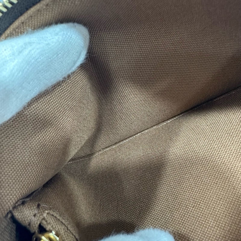 LV M82766 老花金鏈腋下包 麻將包-29