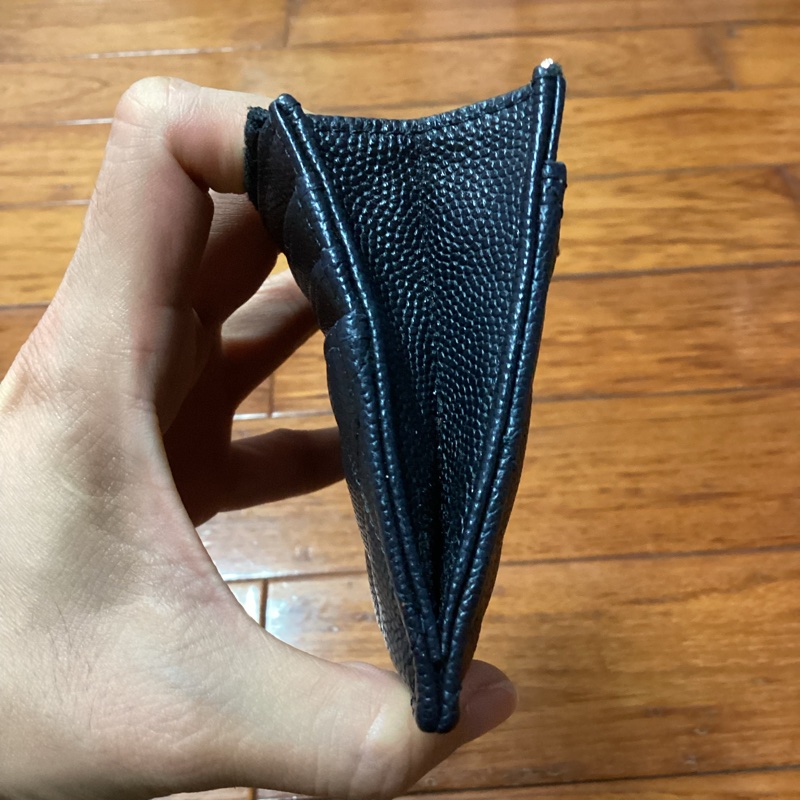 CHANEL經典黑色拉鍊卡包零錢包#晶片款喔~-14