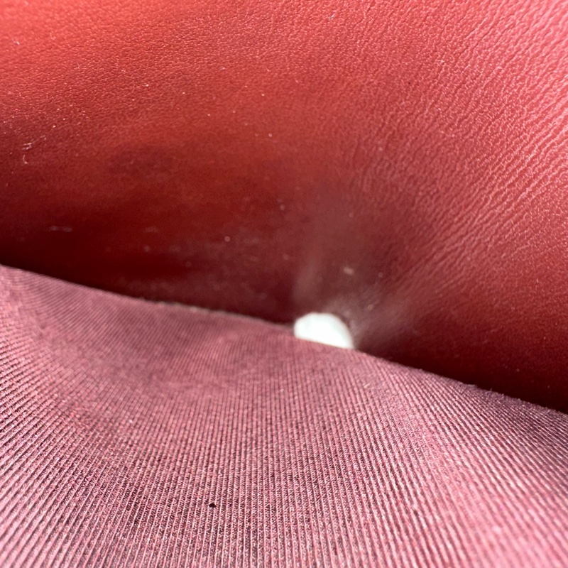 chanel A82288 黑荔枝皮金釦三折短夾-41