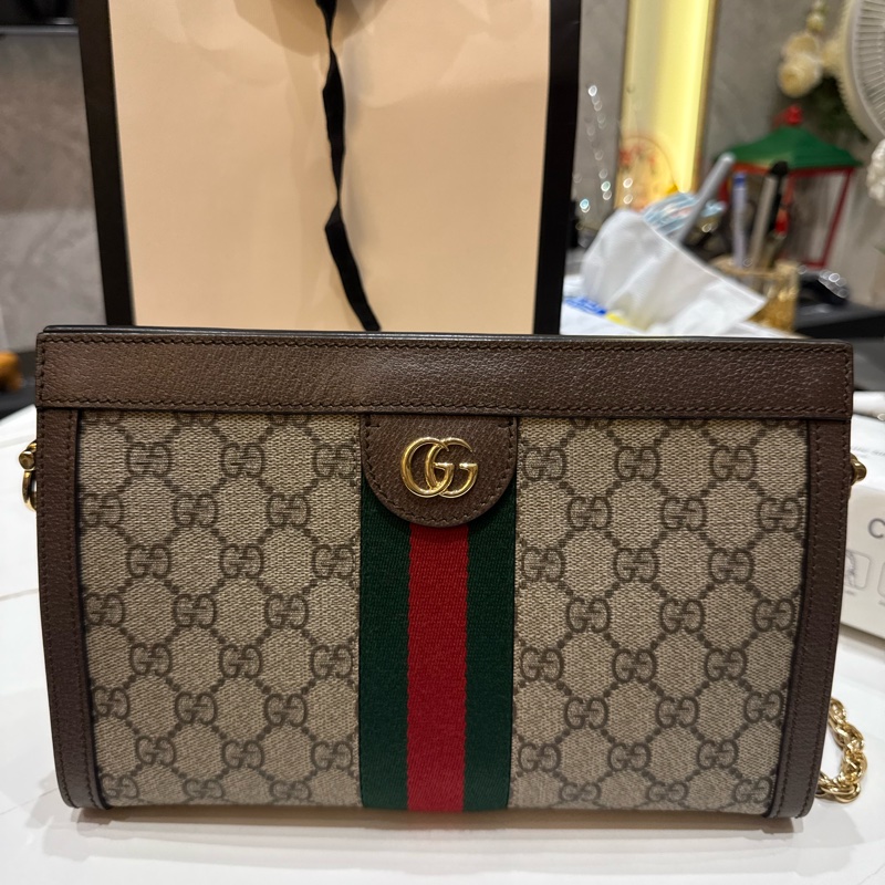 Gucci✨經典老花小號鏈條包 孫芸芸包-9