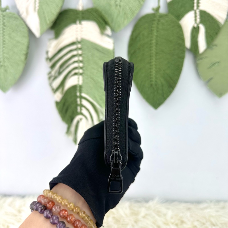 LV Trunk Zippy Wallet 黑色老花長銀包 晶片款-2