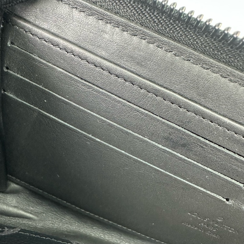 LV Trunk Zippy Wallet 黑色老花長銀包 晶片款-6