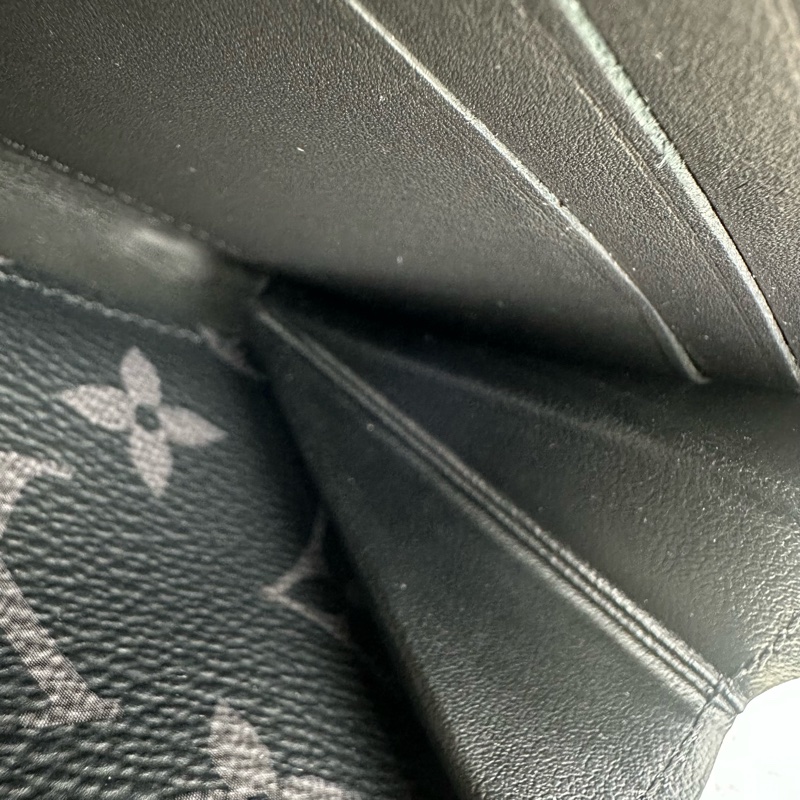 LV Trunk Zippy Wallet 黑色老花長銀包 晶片款-8