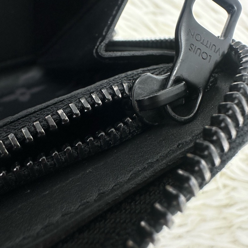 LV Trunk Zippy Wallet 黑色老花長銀包 晶片款-18