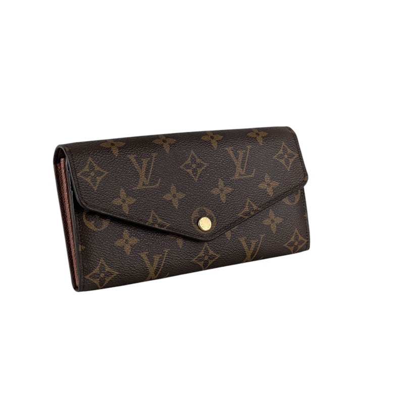 莉亞精品♡LV 老花信封長夾 咖內裡 近新閒置-0