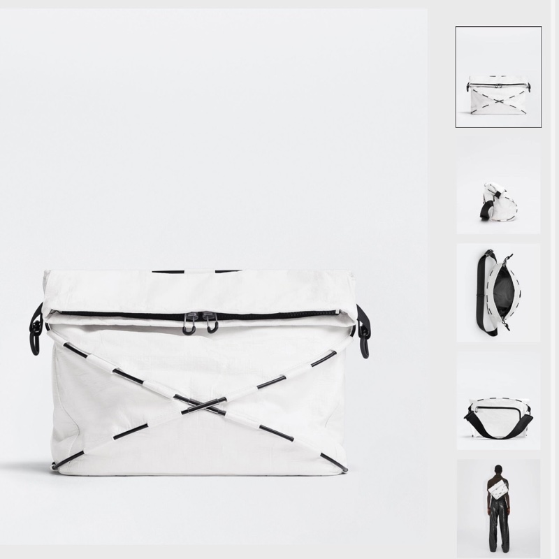 Bottega Veneta Tent nylon bumbag-5