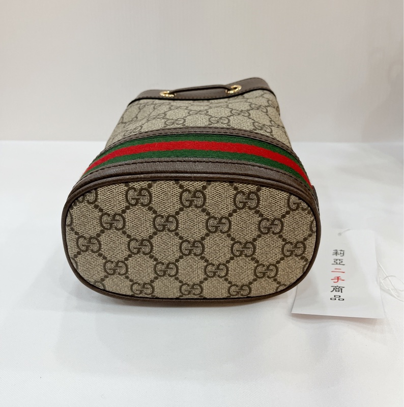 莉亞精品♡GUCCI 550620 mini水桶 九新美包-5