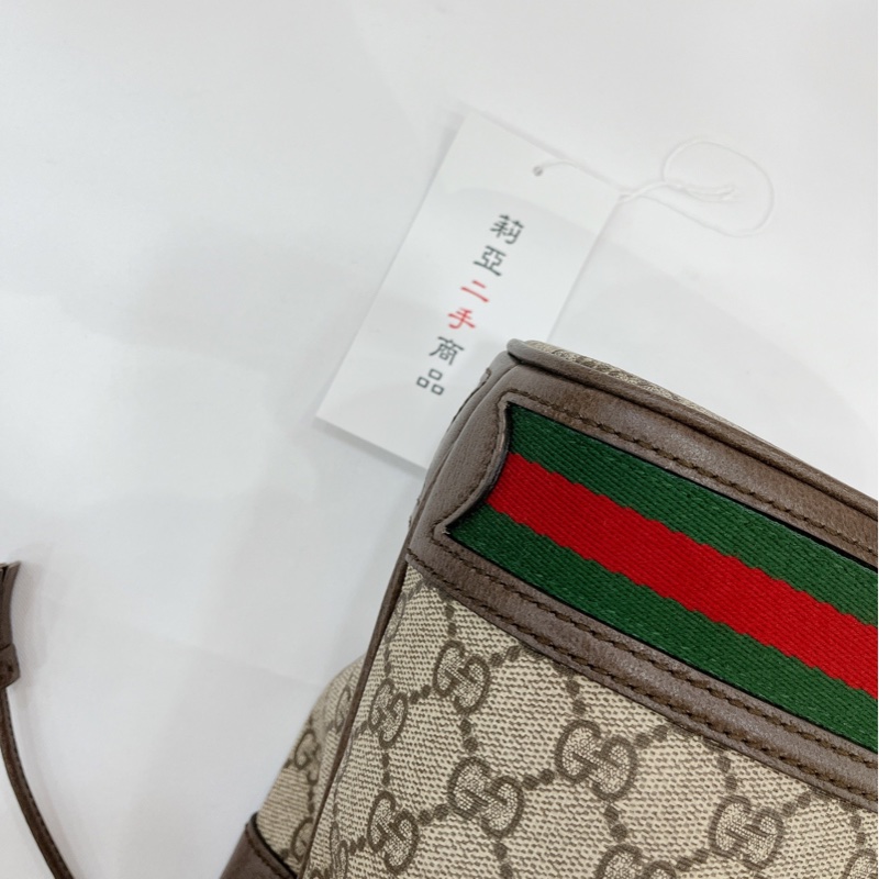莉亞精品♡GUCCI 550620 mini水桶 九新美包-9