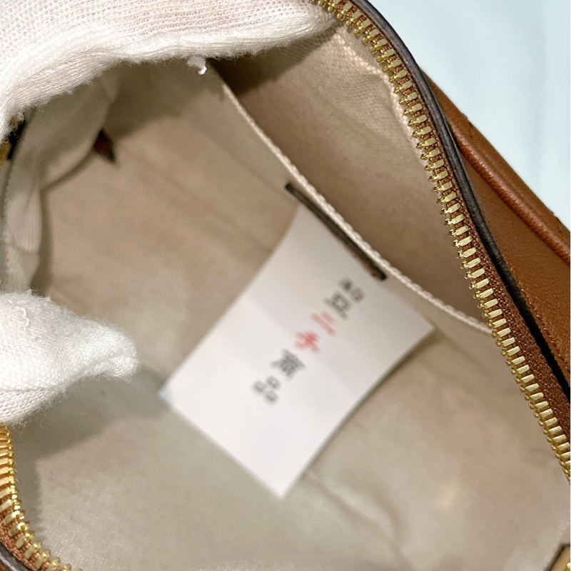 莉亞精品♡Gucci 742360 焦糖牛皮相機斜背包 九新美包-15