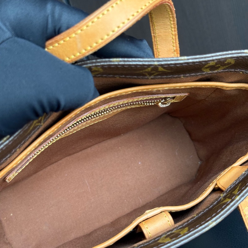 LV 村上隆熊貓薇薇安手提包 老花 04年 尺寸約22*9*21cm。-9