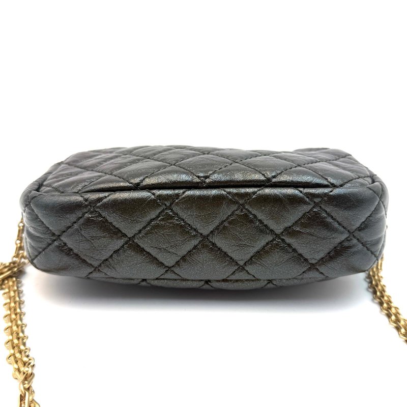 Chanel Reissue 2.55 camera bag 相機包 復古小牛皮 金色金屬-2