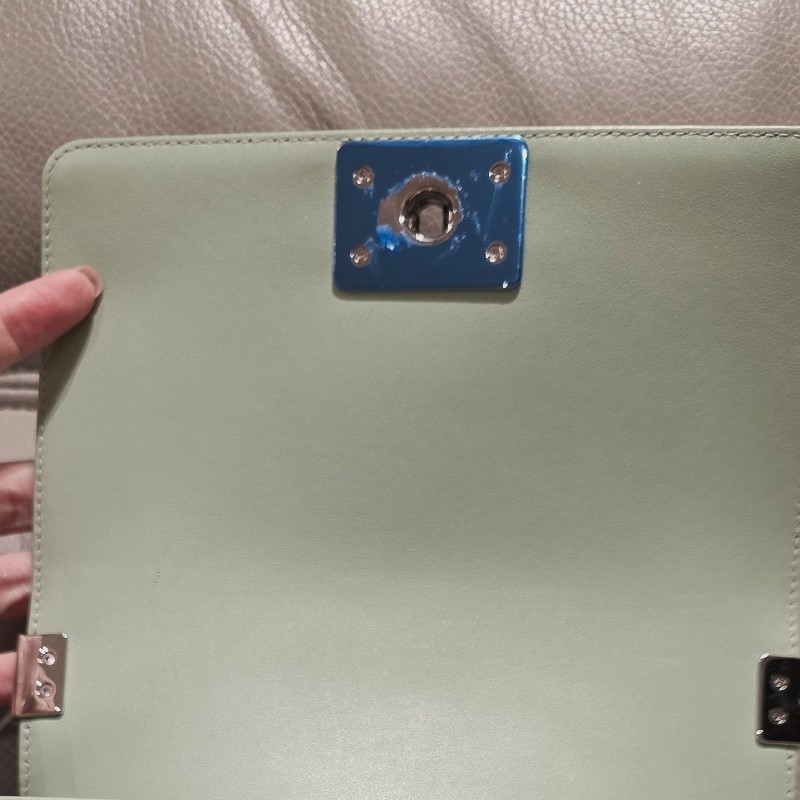 【Chanel】山形紋boy 20 牛油果綠-38