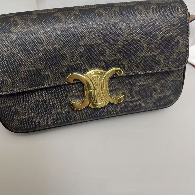 Celine賽琳 triomphe凱旋門腋下包 肩背包-3