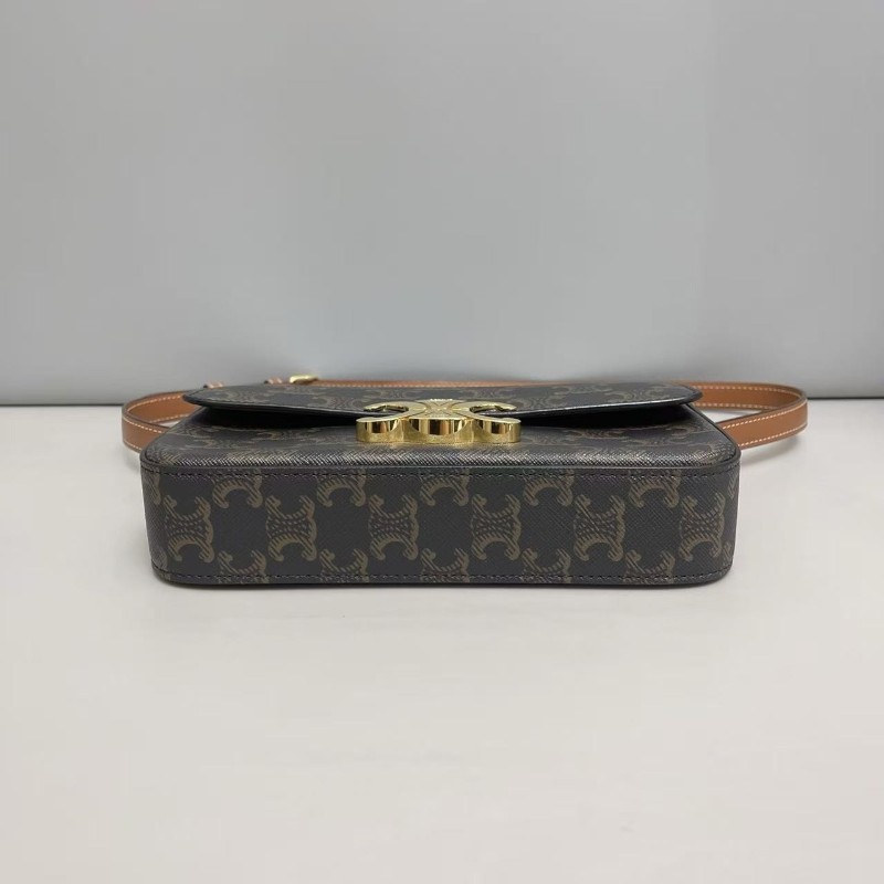 Celine賽琳 triomphe凱旋門腋下包 肩背包-6