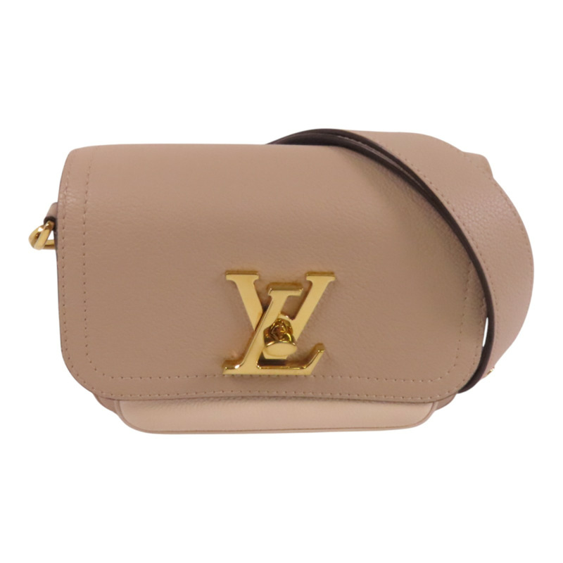 LOUIS VUITTON Greige Lockme Tender金扣肩背袋-0