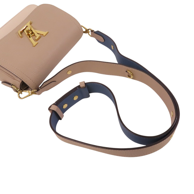 LOUIS VUITTON Greige Lockme Tender金扣肩背袋-6