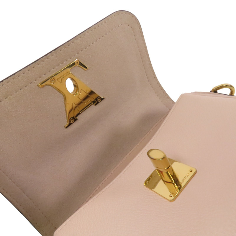 LOUIS VUITTON Greige Lockme Tender金扣肩背袋-7