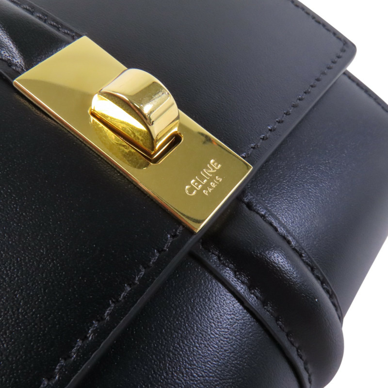 CELINE 牛皮皮革16 Trifold Wallet金扣短錢包-9