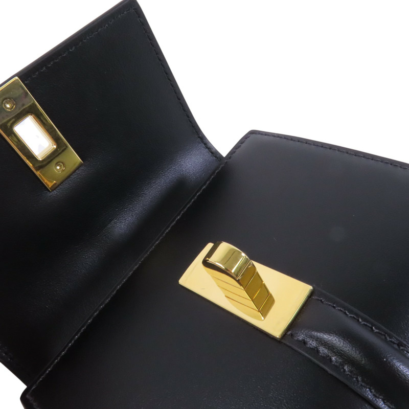 CELINE 牛皮皮革16 Trifold Wallet金扣短錢包-14