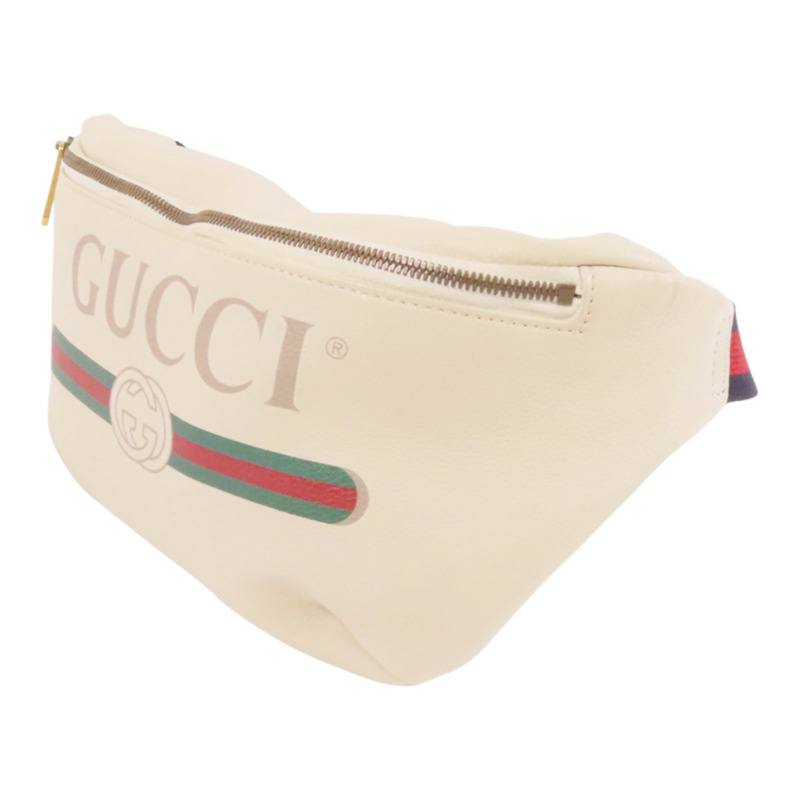 GUCCI 牛皮皮革Sherry金扣腰包-2