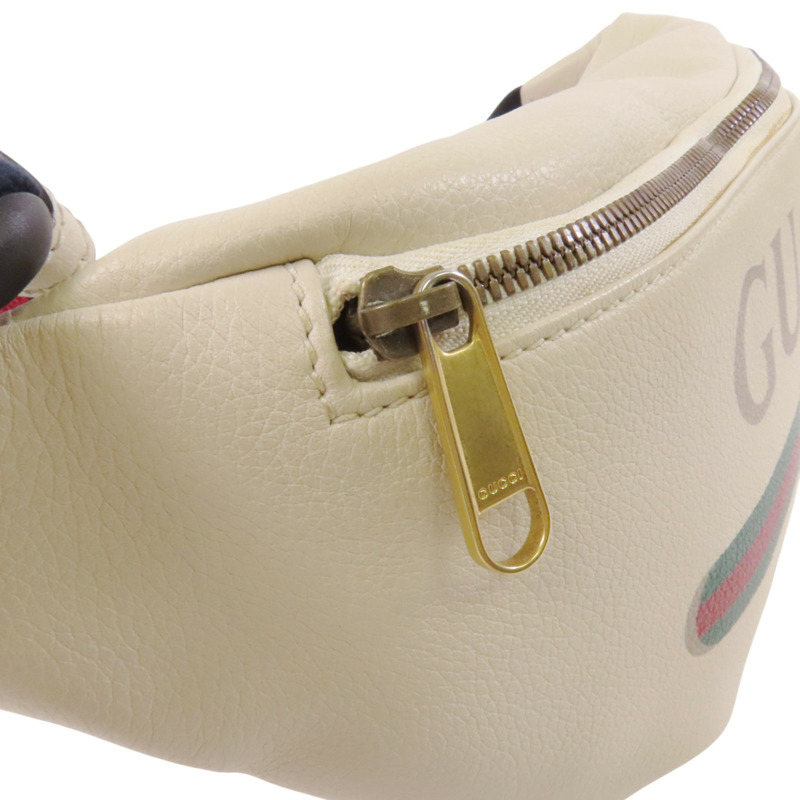 GUCCI 牛皮皮革Sherry金扣腰包-8