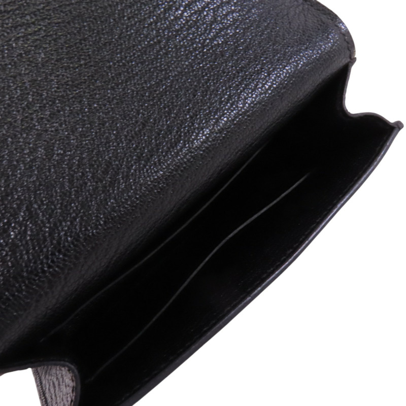 HERMES Chevre皮革Roulis Slim金扣短錢包-4