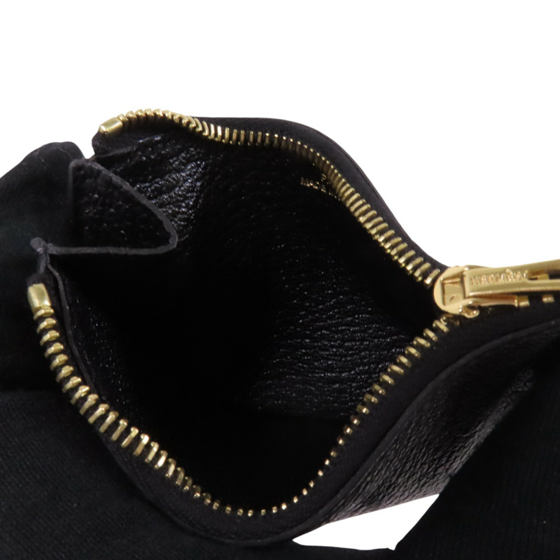 HERMES Chevre皮革Roulis Slim金扣短錢包-5