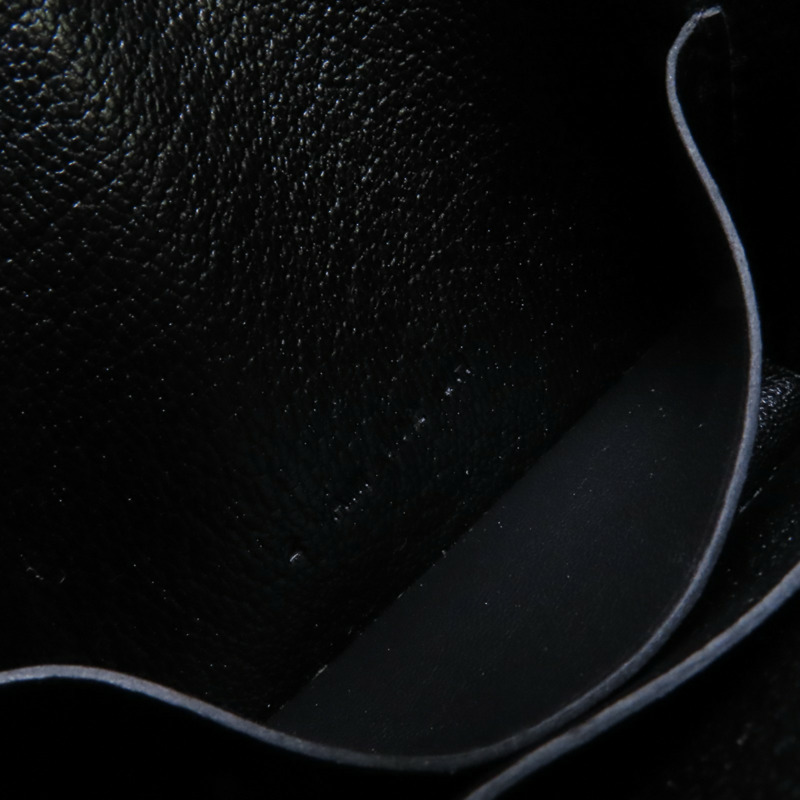 HERMES Chevre皮革Roulis Slim金扣短錢包-7