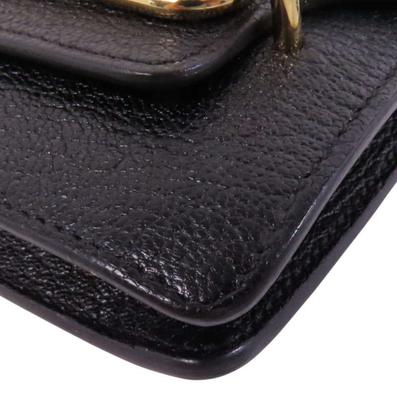 HERMES Chevre皮革Roulis Slim金扣短錢包-11