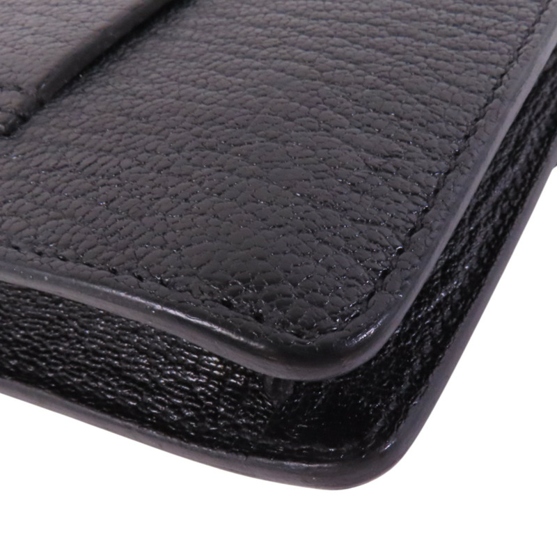 HERMES Chevre皮革Roulis Slim金扣短錢包-13