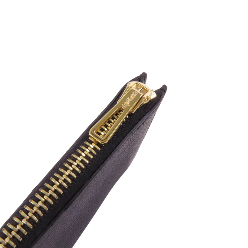 HERMES Chevre皮革Roulis Slim金扣短錢包-15