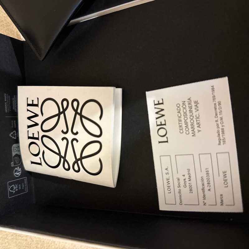 Loewe Pebble Card holder 卡夾附掛繩-11