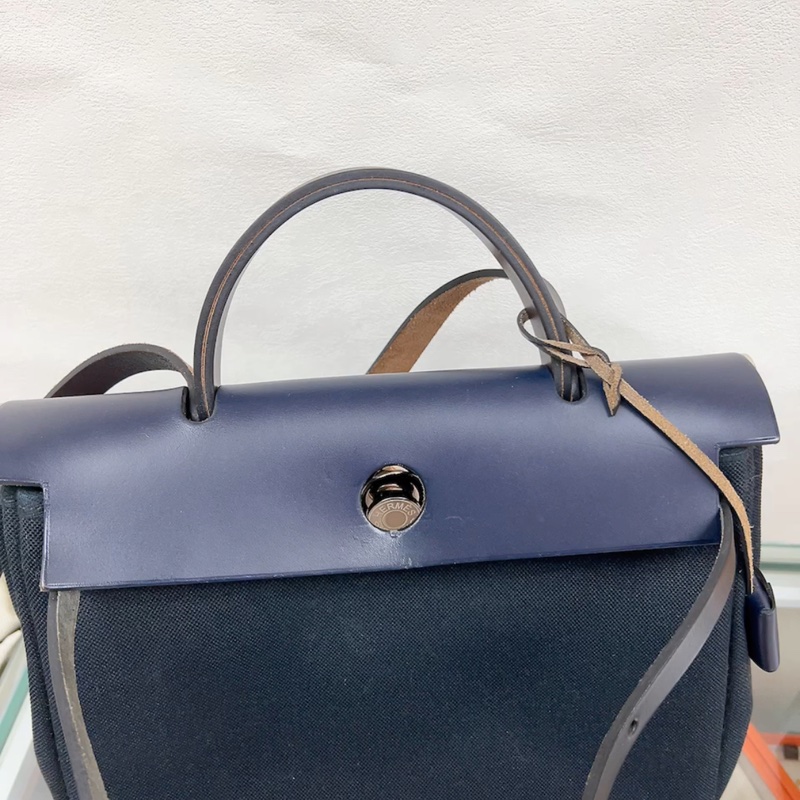 Hermes herbag 31 深藍色Y刻-10