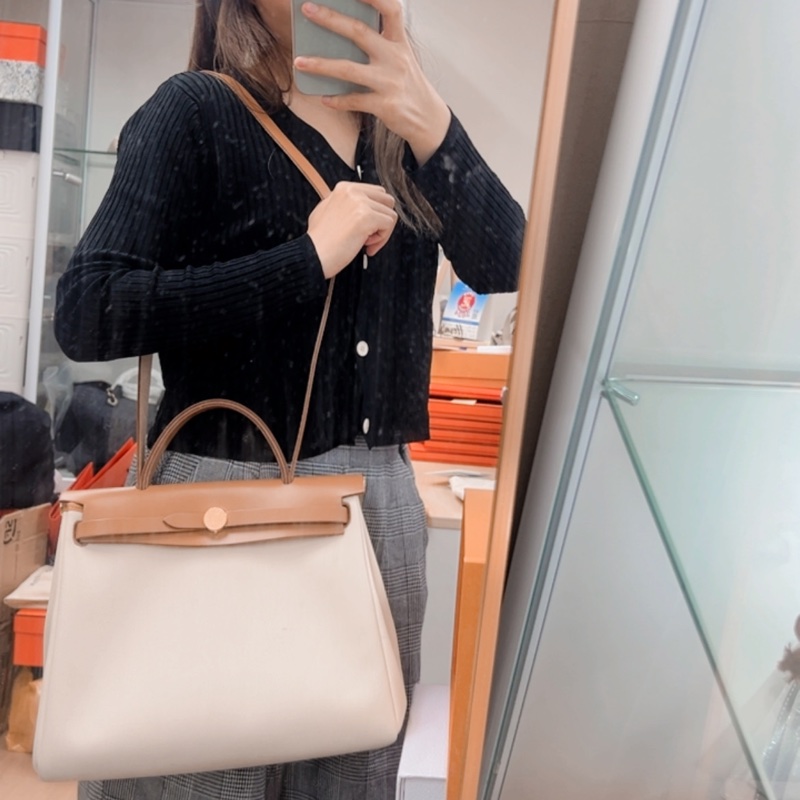 Hermes herbag 31 W 金棕-16