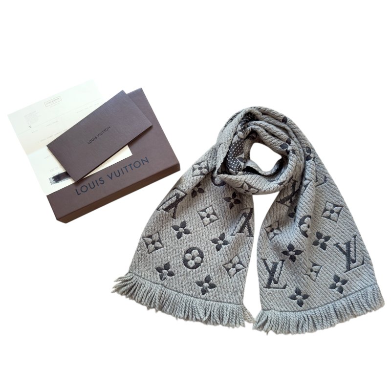 LOUIS VUITTON Logomania 老花 圍巾-0