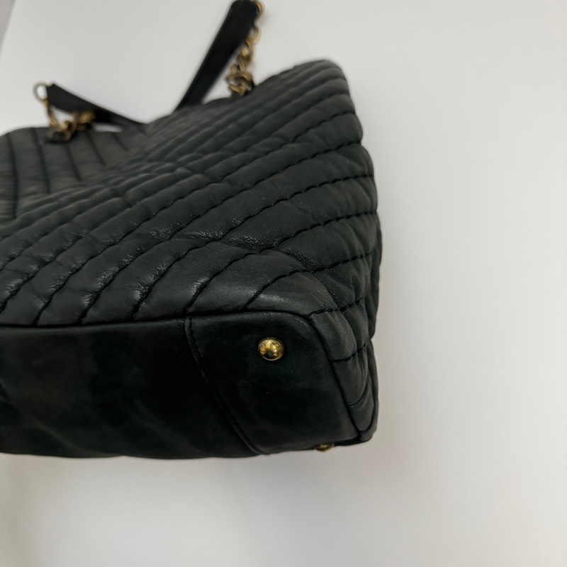 (超稀有⏰) Chanel 復古牛皮 單肩托特包 專櫃28萬!-26