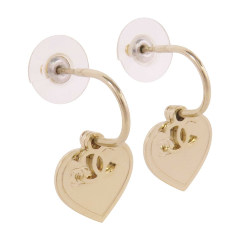 CHANEL 金屬Earrings銀扣耳環-2