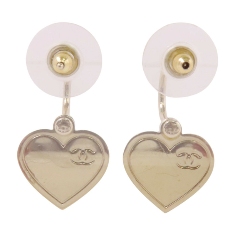 CHANEL 金屬Earrings銀扣耳環-3