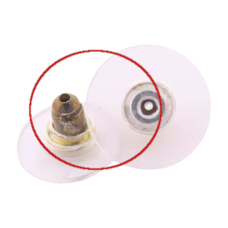 CHANEL 金屬/仿珍珠Earrings銀扣耳環-8