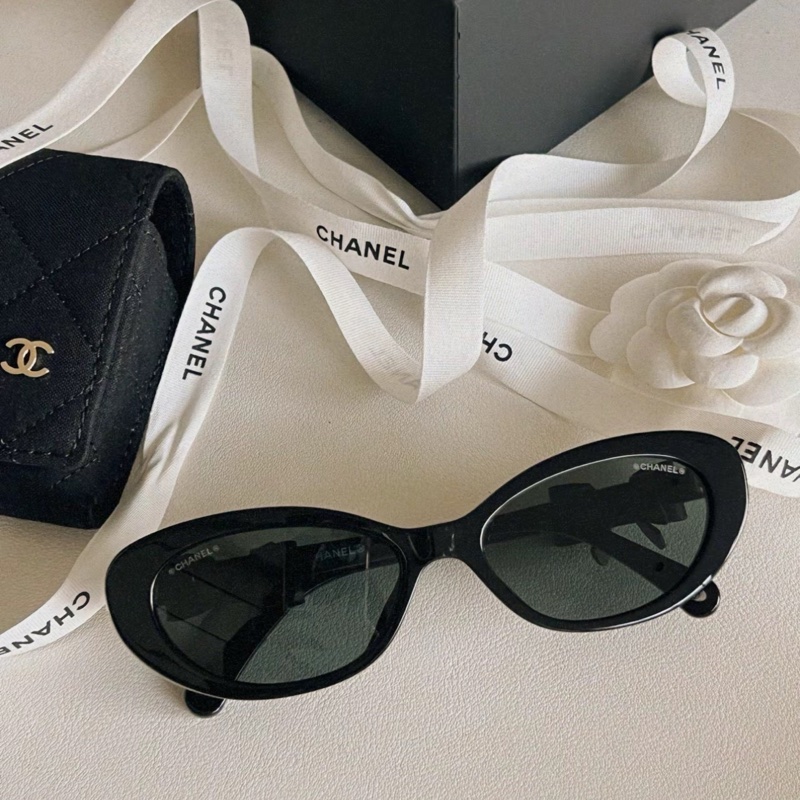 Chanel香奈兒25蝴蝶結可以拆下的太陽眼鏡-1