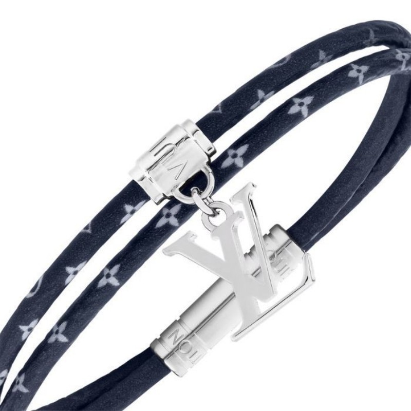 全新 
LV Dimension Cordon 手環 金色/銀色 M4168E-2