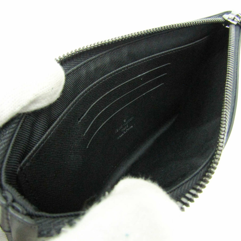 Louis Vuitton Monogram Eclipse Pochette Discovery PM M44323 男士手拿包,黑色-2