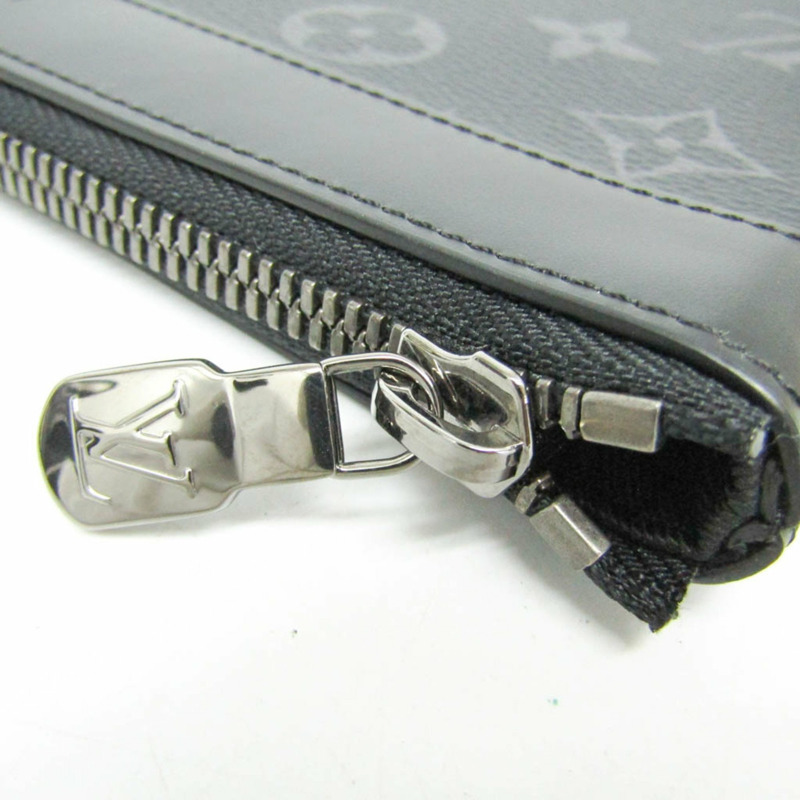 Louis Vuitton Monogram Eclipse Pochette Discovery PM M44323 男士手拿包,黑色-5
